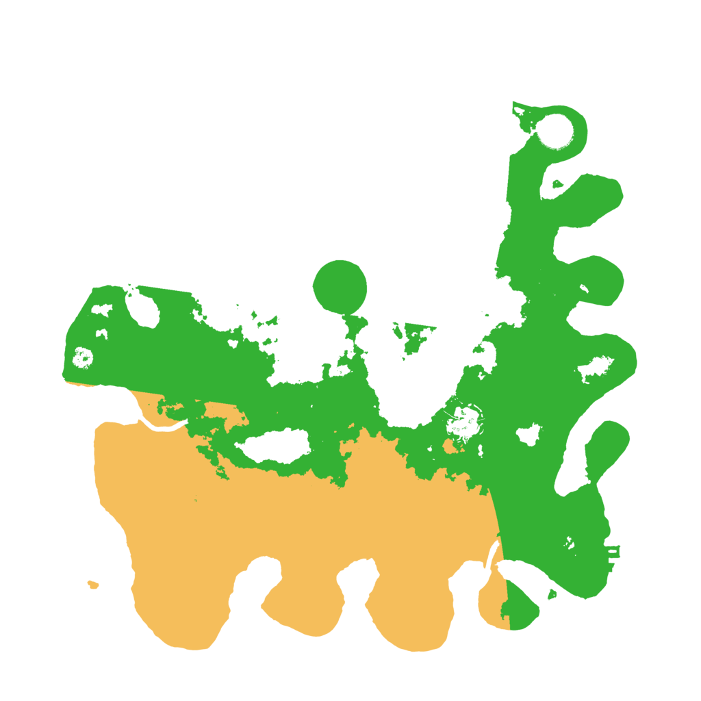 Biome Rust Map: Procedural Map, Size: 3500, Seed: 75246849
