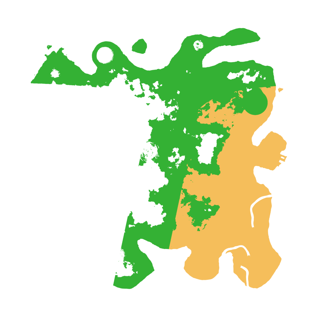 Biome Rust Map: Procedural Map, Size: 3333, Seed: 12127