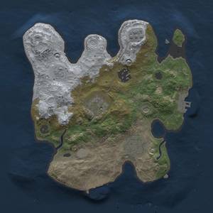 Thumbnail Rust Map: Procedural Map, Size: 2400, Seed: 246580895, 13 Monuments