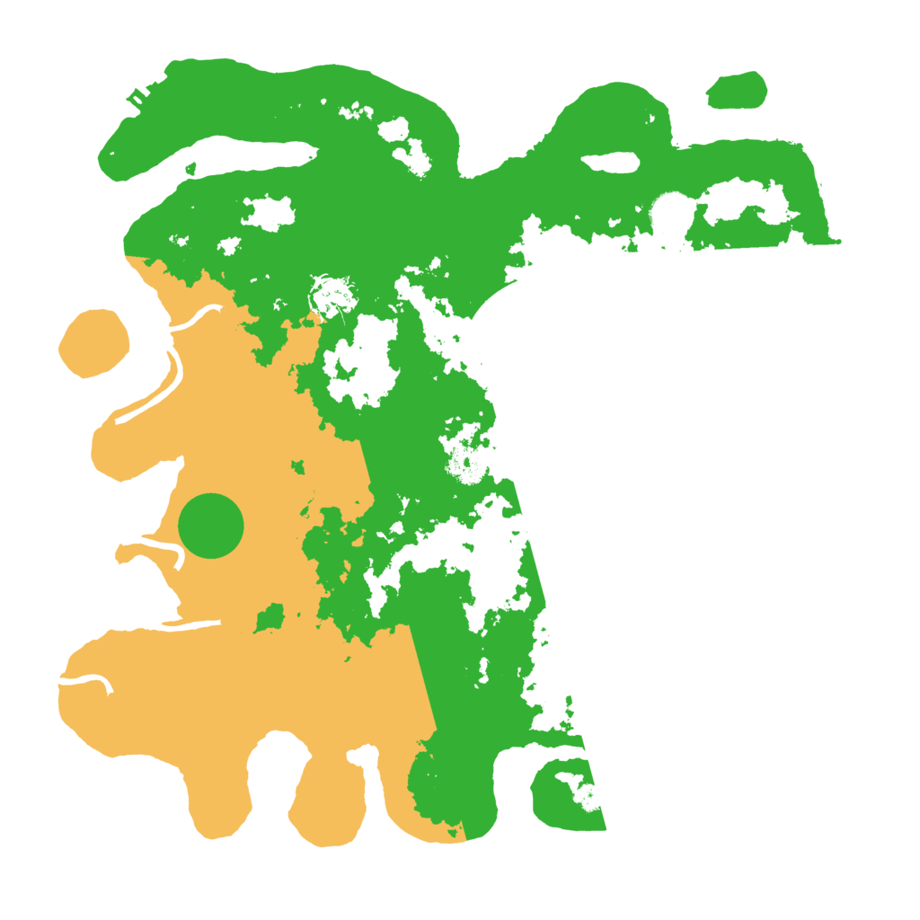 Biome Rust Map: Procedural Map, Size: 3700, Seed: 654