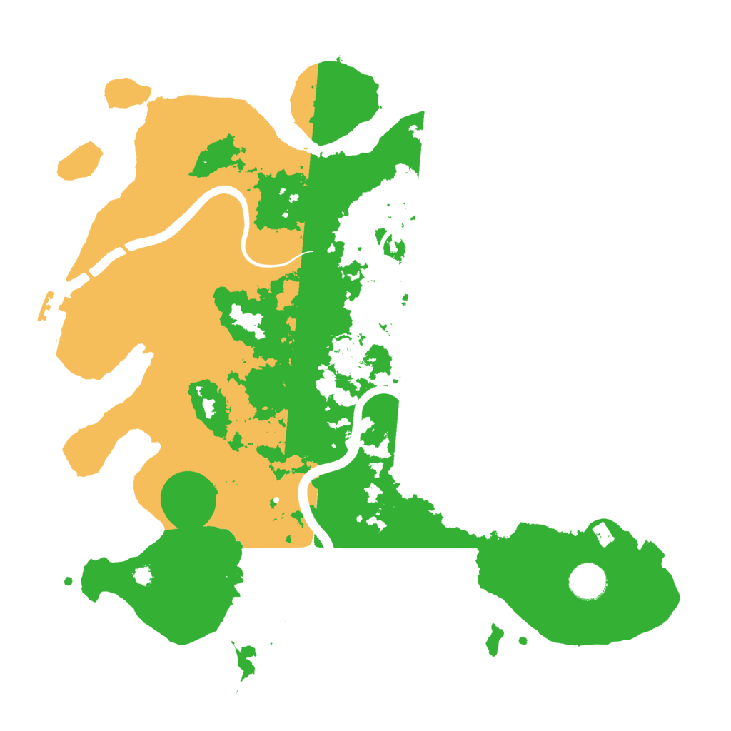 Biome Rust Map: Procedural Map, Size: 3500, Seed: 654918728