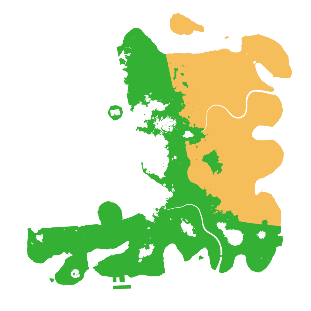 Biome Rust Map: Procedural Map, Size: 3500, Seed: 26167228