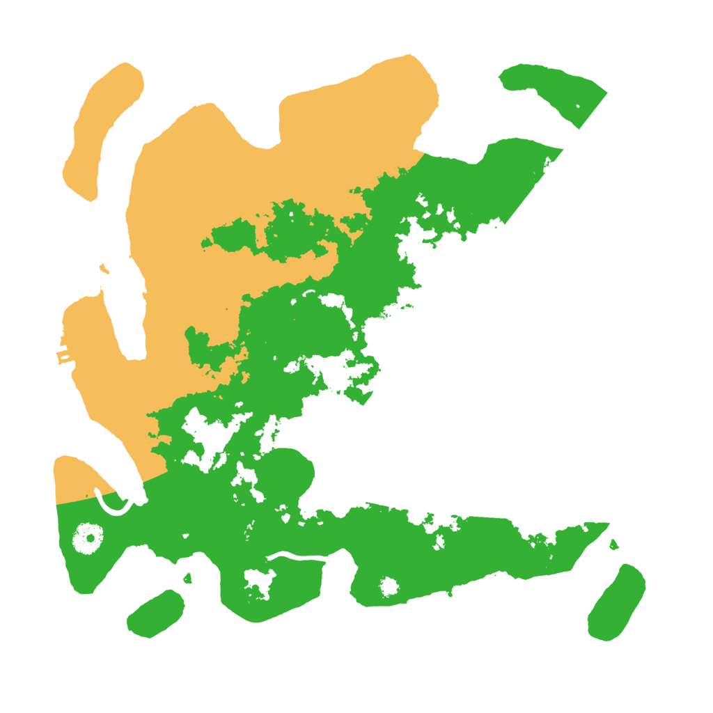 Biome Rust Map: Procedural Map, Size: 3500, Seed: 431286018