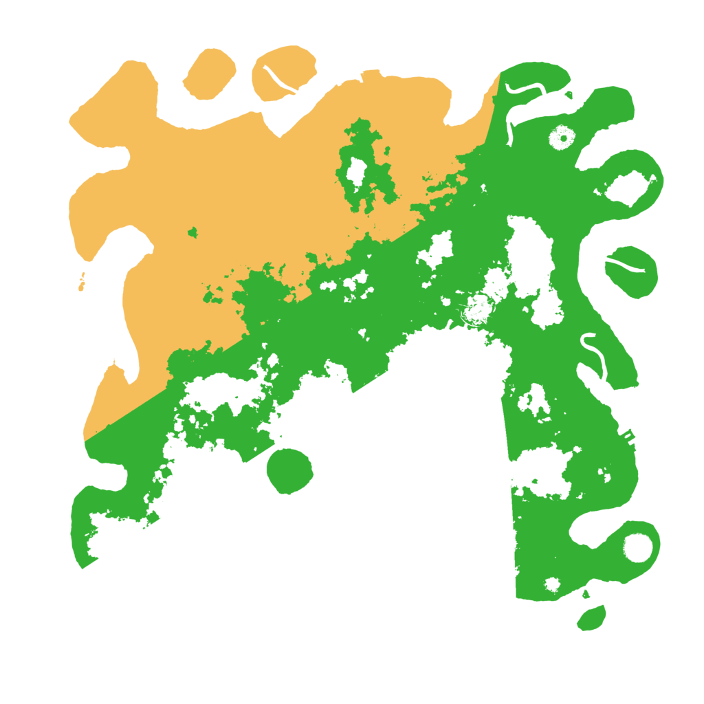 Biome Rust Map: Procedural Map, Size: 4300, Seed: 2147283646