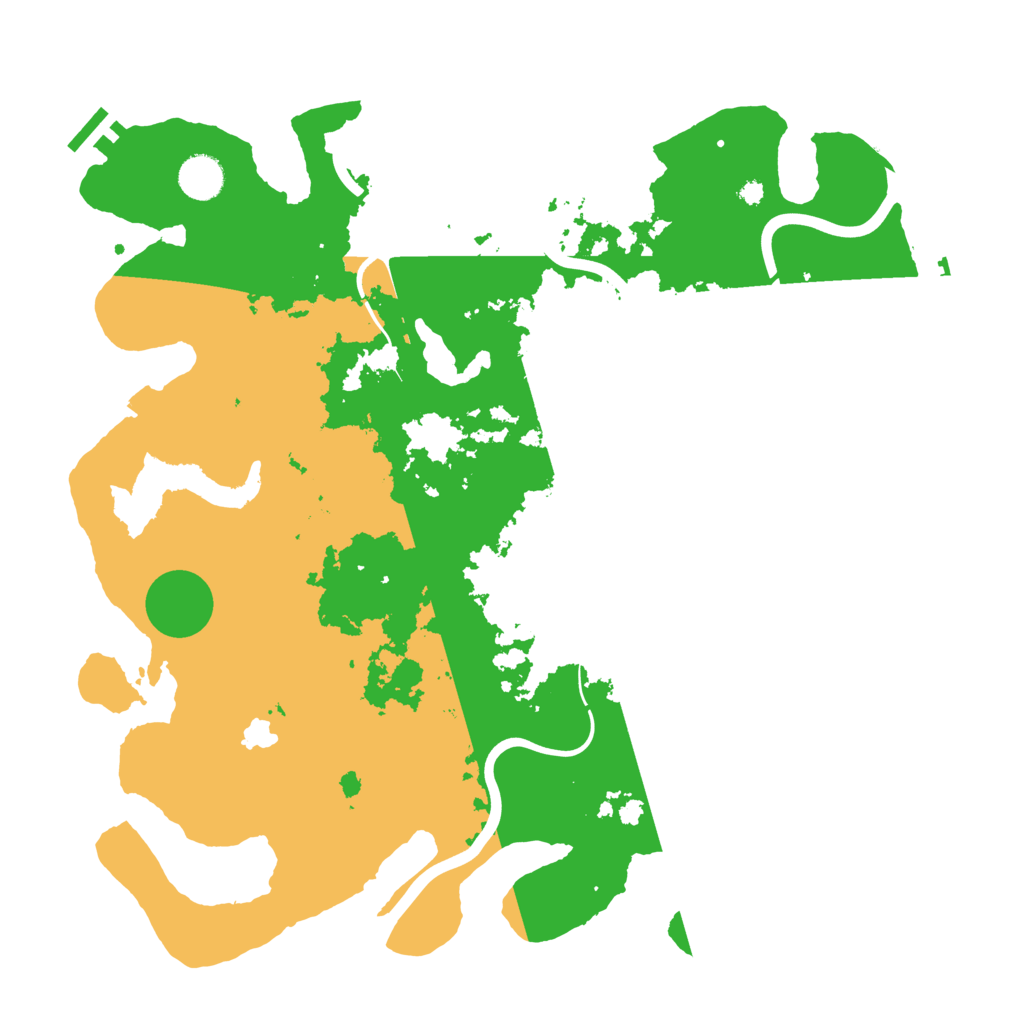 Biome Rust Map: Procedural Map, Size: 4000, Seed: 69954