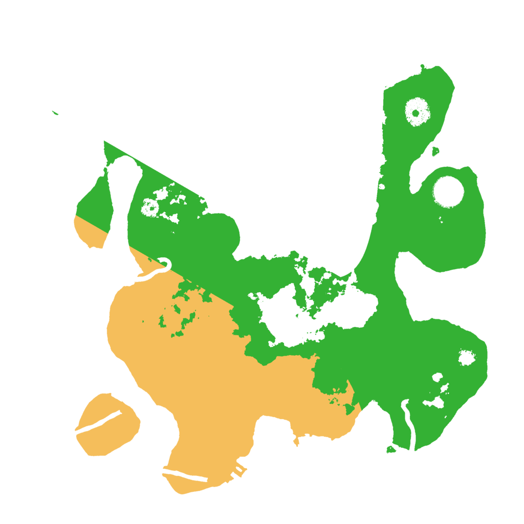 Biome Rust Map: Procedural Map, Size: 3000, Seed: 167225