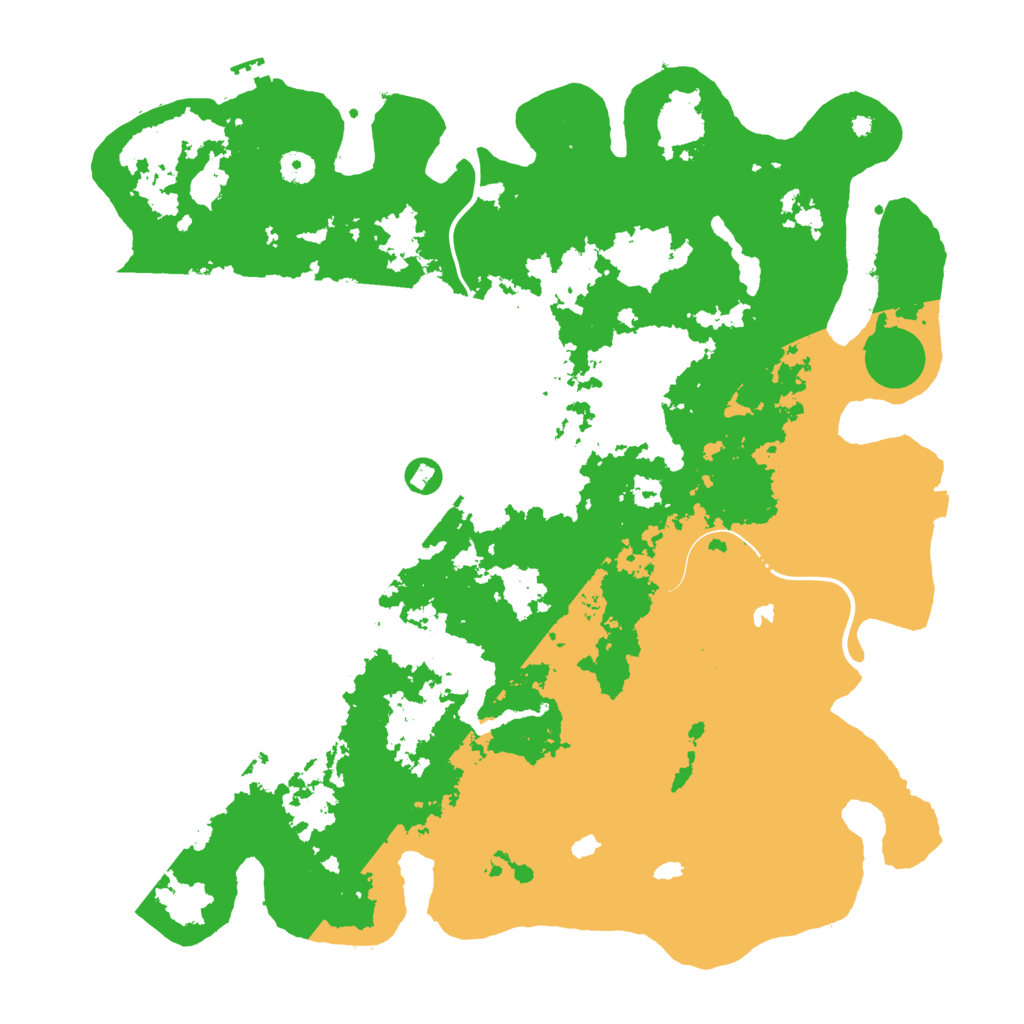 Biome Rust Map: Procedural Map, Size: 4500, Seed: 20230105