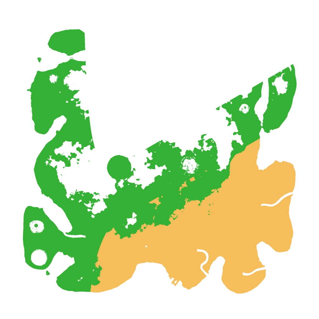 Biome Rust Map: Procedural Map, Size: 3500, Seed: 89724323