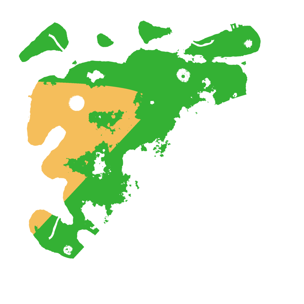 Biome Rust Map: Procedural Map, Size: 3500, Seed: 457341737