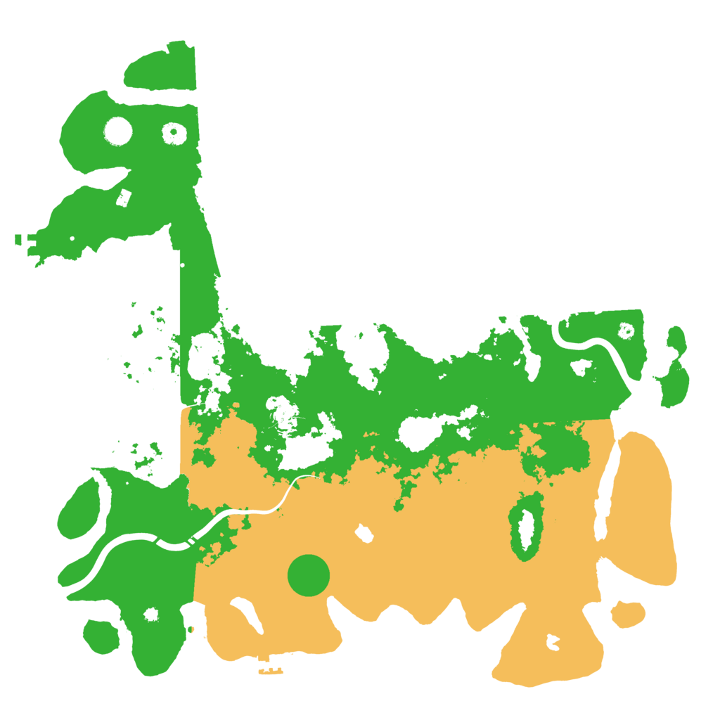 Biome Rust Map: Procedural Map, Size: 4500, Seed: 1658283313