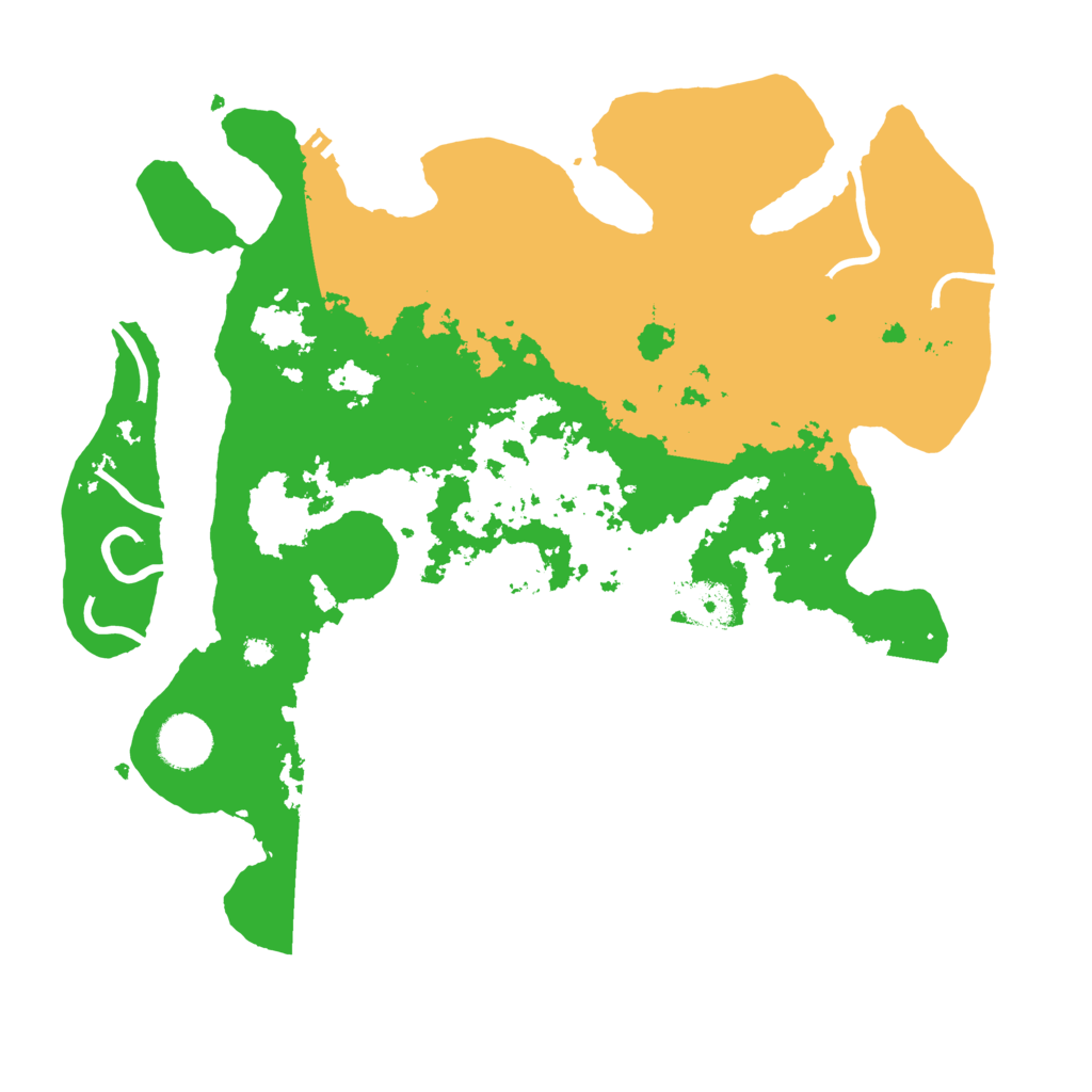 Biome Rust Map: Procedural Map, Size: 3500, Seed: 26201644