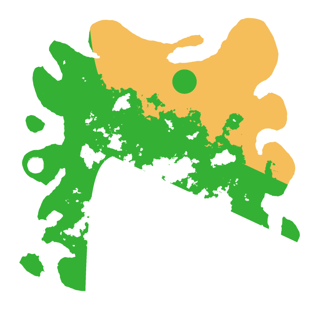 Biome Rust Map: Barren, Size: 3500, Seed: 1757908524