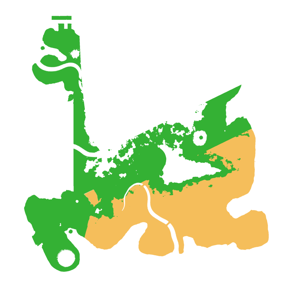Biome Rust Map: Procedural Map, Size: 3000, Seed: 1045173108
