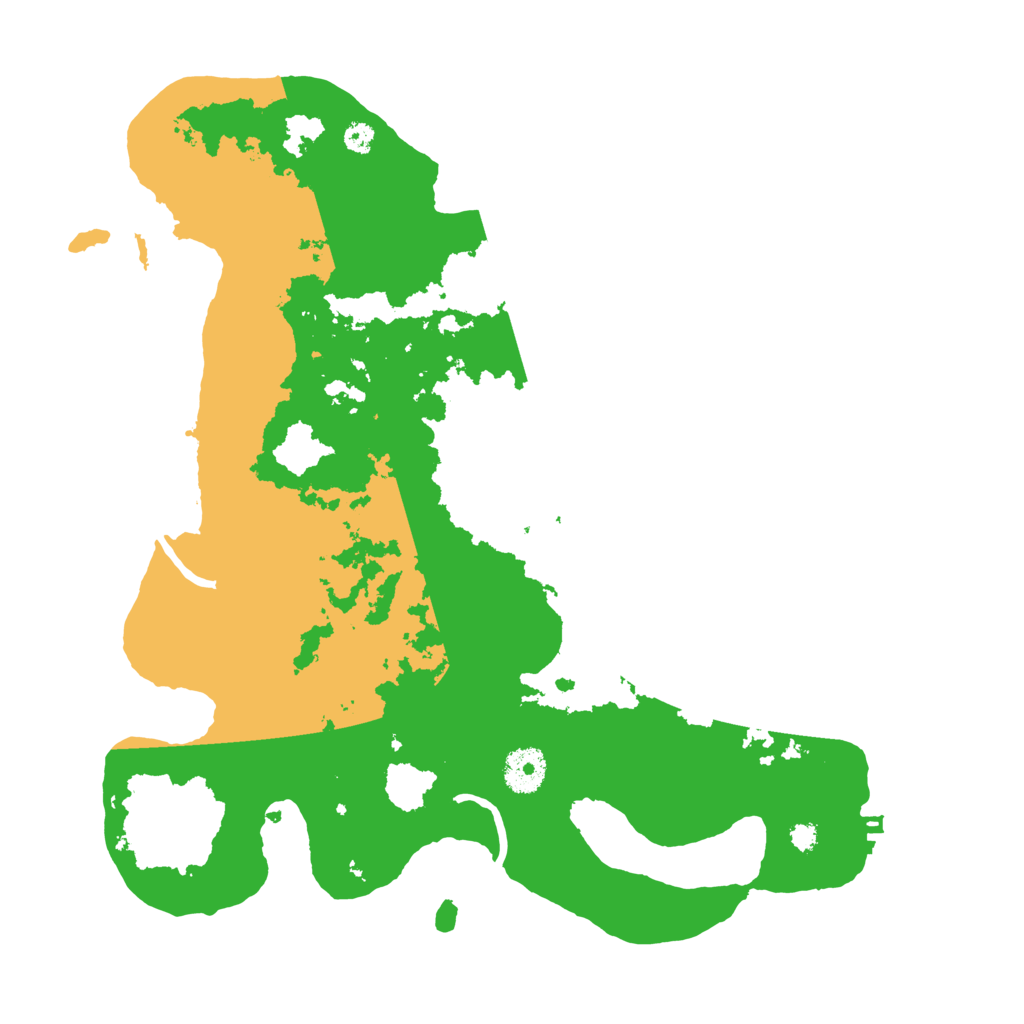 Biome Rust Map: Procedural Map, Size: 3500, Seed: 1538899323