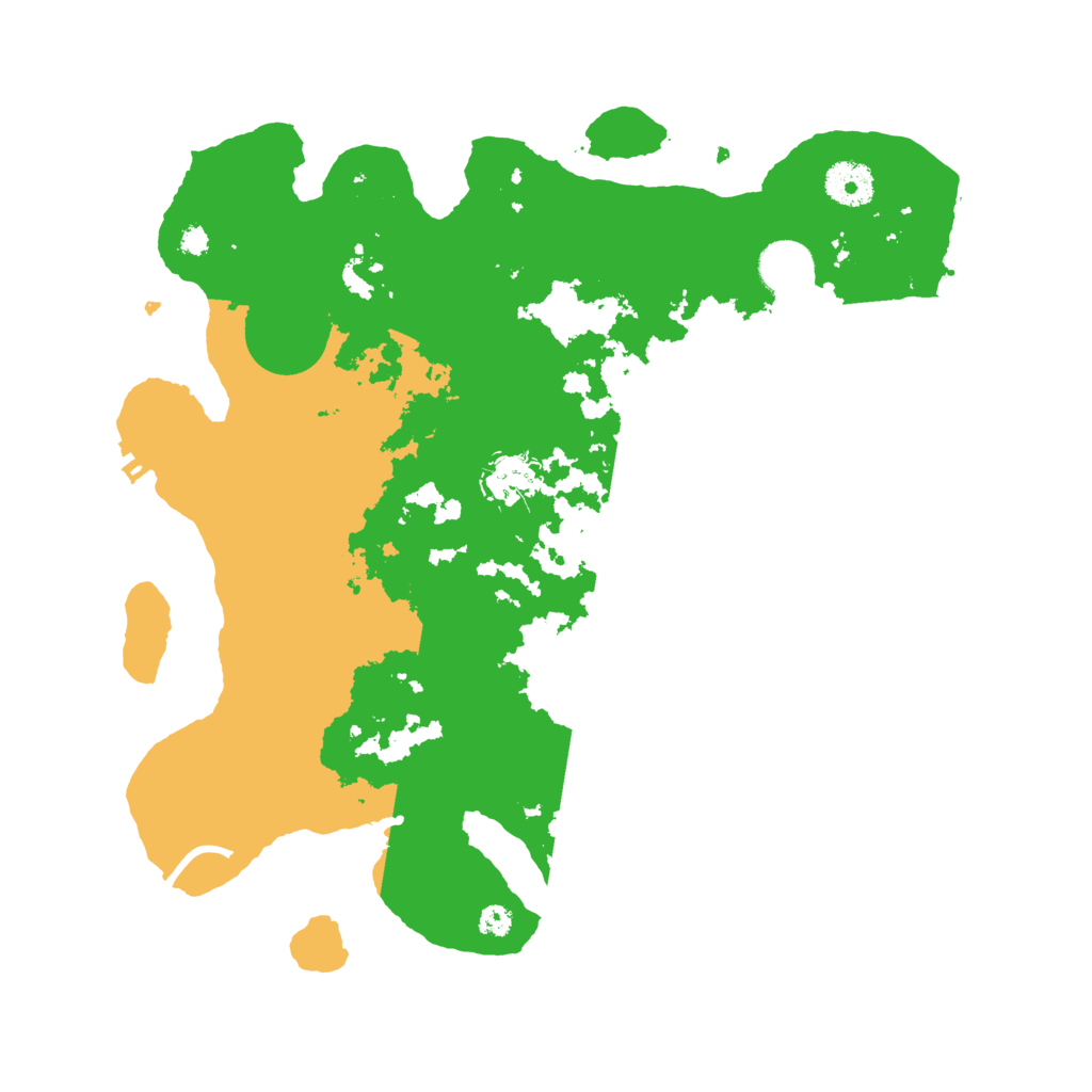 Biome Rust Map: Procedural Map, Size: 3500, Seed: 479375416