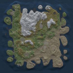 Thumbnail Rust Map: Procedural Map, Size: 4250, Seed: 389199458, 18 Monuments