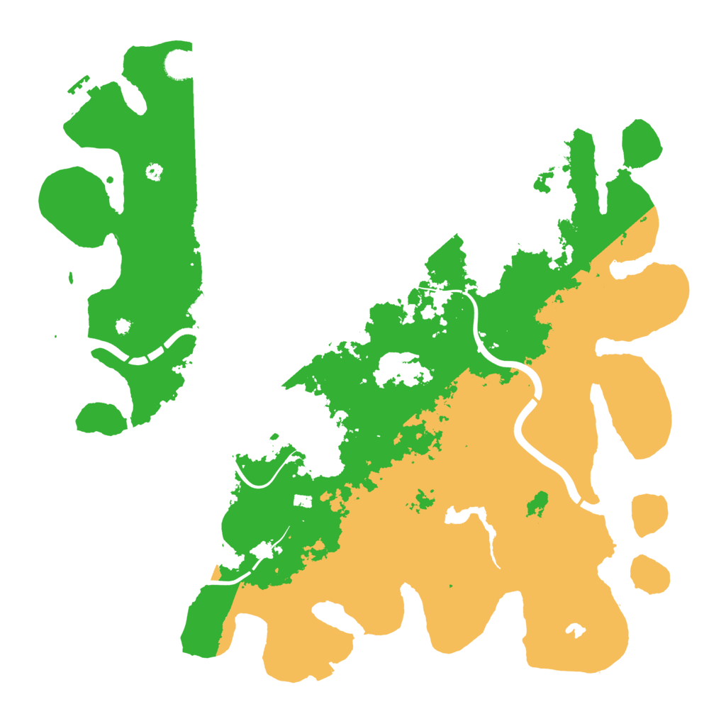 Biome Rust Map: Procedural Map, Size: 4250, Seed: 389199458