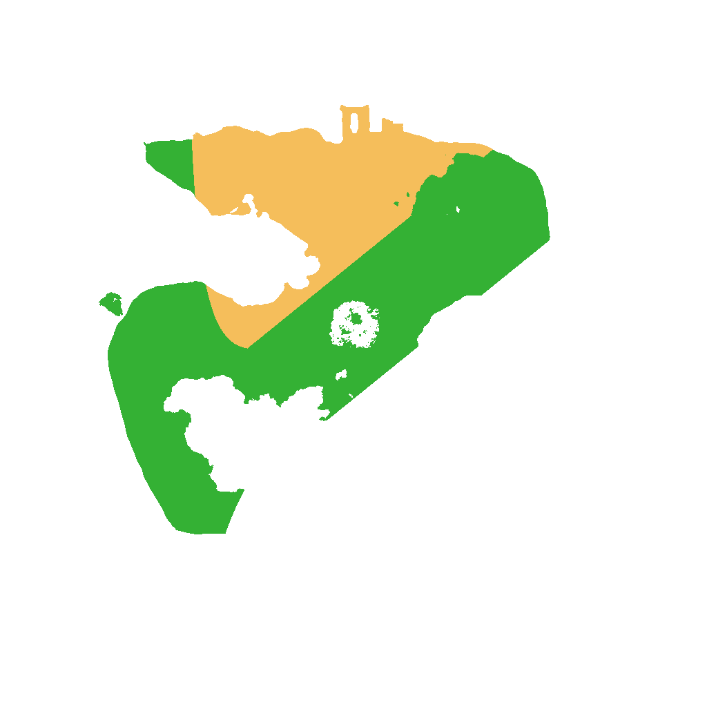 Biome Rust Map: Procedural Map, Size: 1500, Seed: 23911638