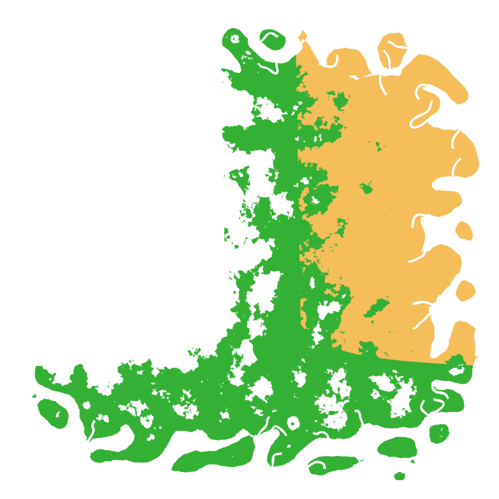 Biome Rust Map: Procedural Map, Size: 6000, Seed: 16050912