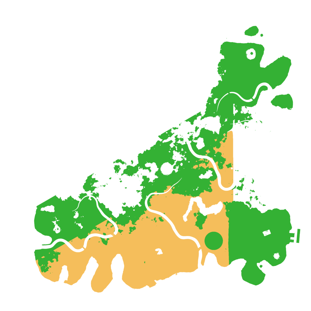 Biome Rust Map: Procedural Map, Size: 4500, Seed: 1212543742