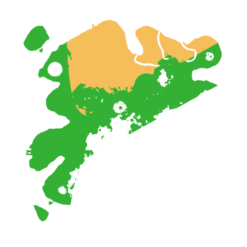 Biome Rust Map: Procedural Map, Size: 3000, Seed: 264606136