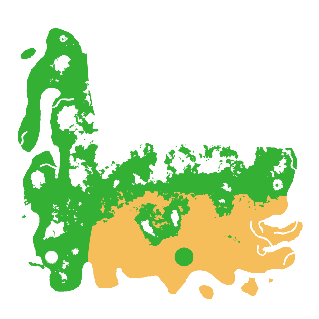 Biome Rust Map: Procedural Map, Size: 4500, Seed: 3006
