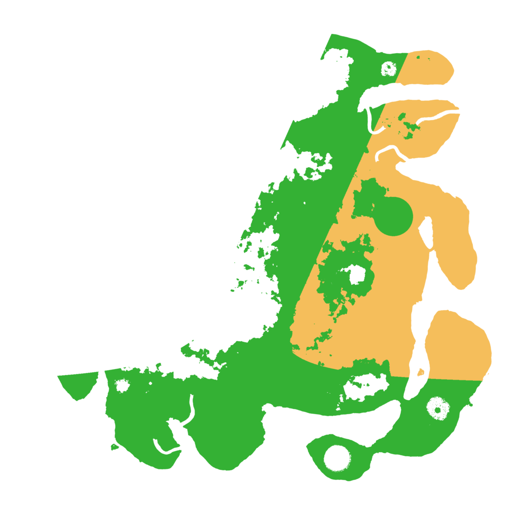 Biome Rust Map: Procedural Map, Size: 3500, Seed: 558475980