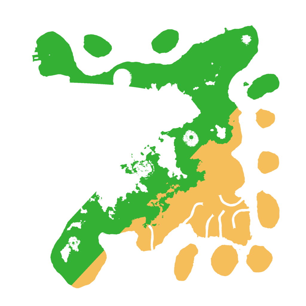 Biome Rust Map: Procedural Map, Size: 3000, Seed: 838646775