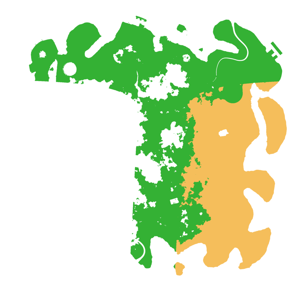 Biome Rust Map: Procedural Map, Size: 4000, Seed: 45254595