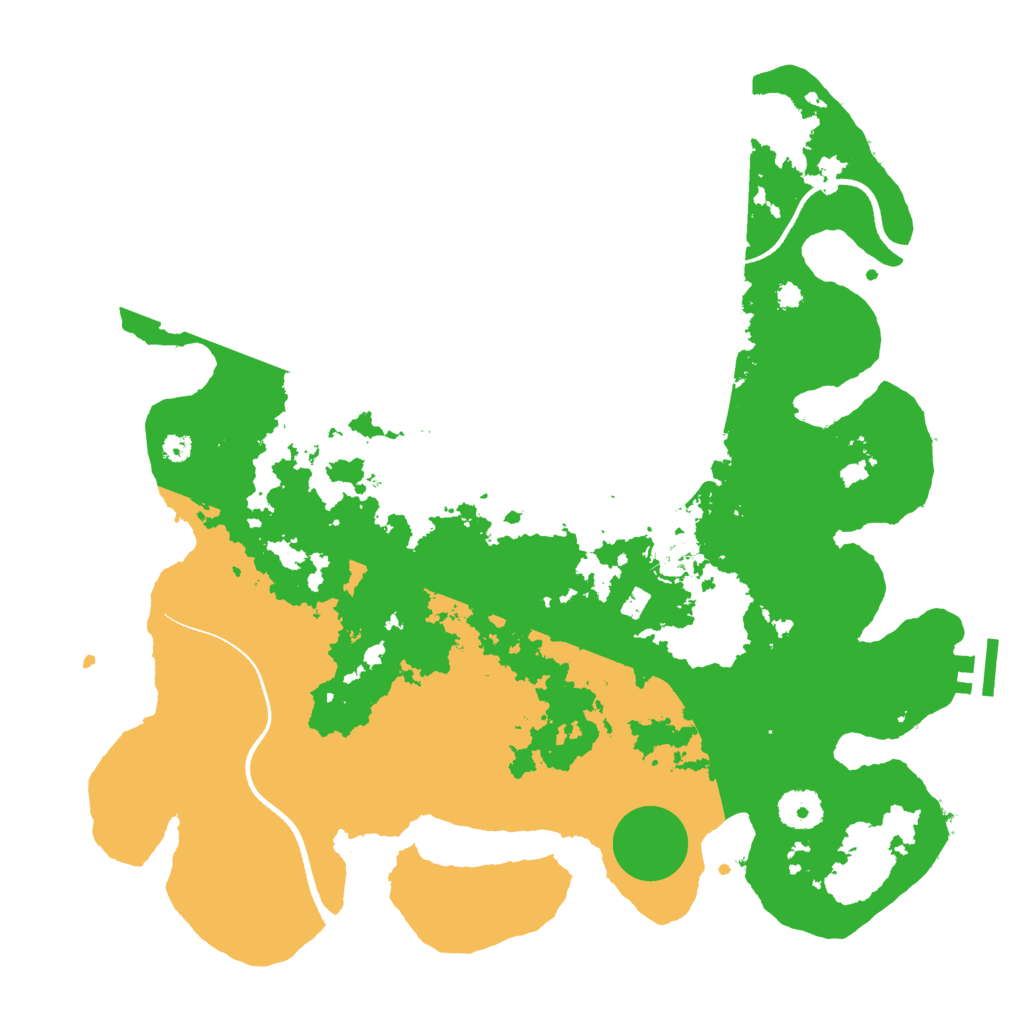 Biome Rust Map: Procedural Map, Size: 3600, Seed: 211196480