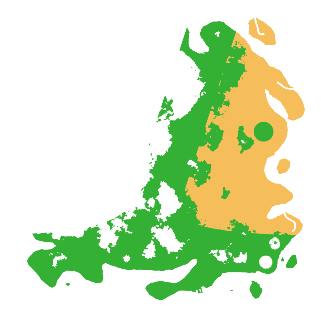 Biome Rust Map: Procedural Map, Size: 4300, Seed: 448862050