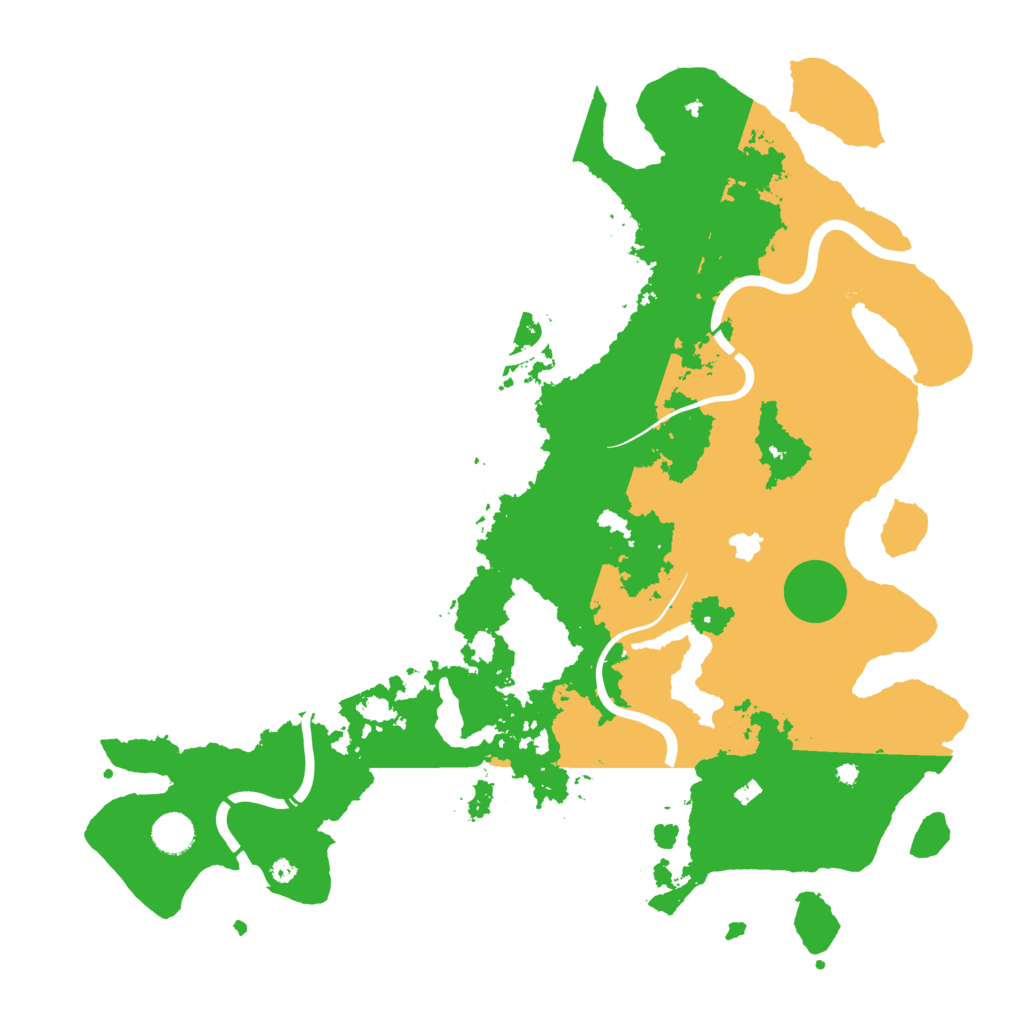 Biome Rust Map: Procedural Map, Size: 4300, Seed: 448862050