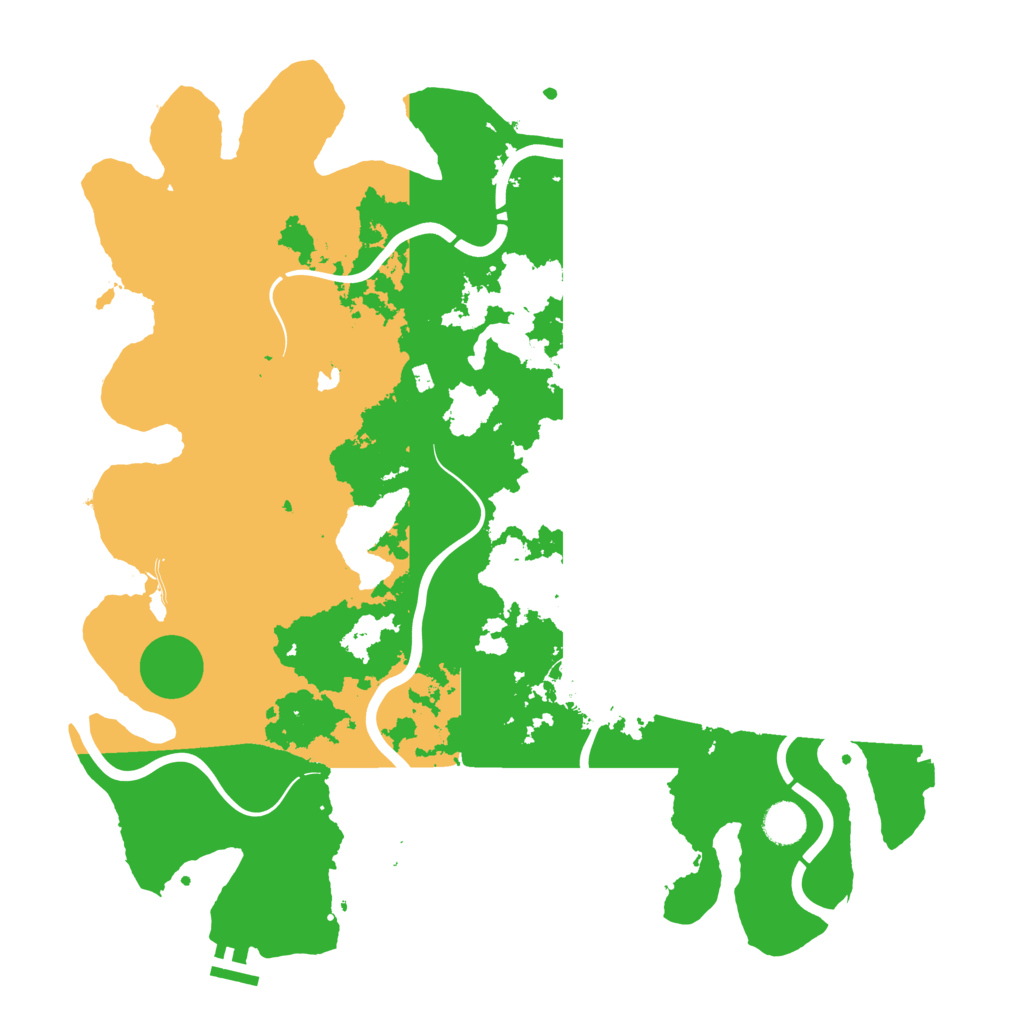 Biome Rust Map: Procedural Map, Size: 4250, Seed: 1159977605