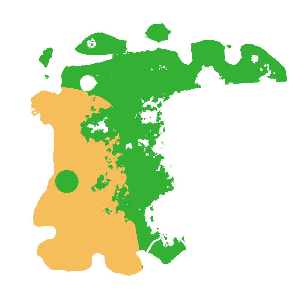 Biome Rust Map: Procedural Map, Size: 3500, Seed: 549591375