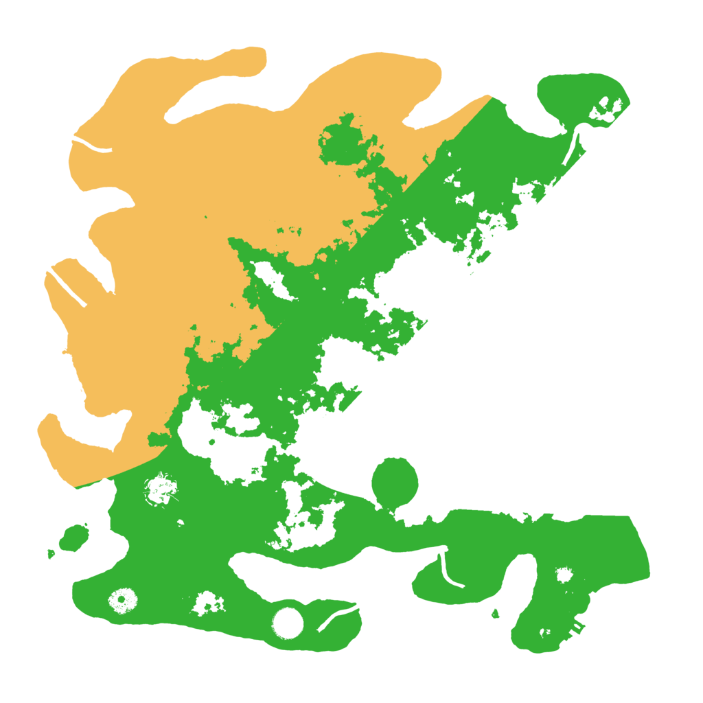 Biome Rust Map: Procedural Map, Size: 4000, Seed: 48401