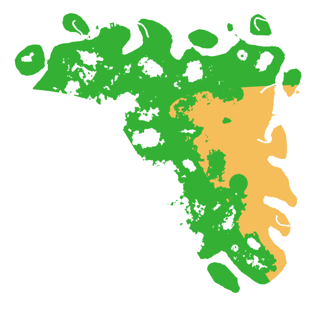 Biome Rust Map: Procedural Map, Size: 4600, Seed: 820644265