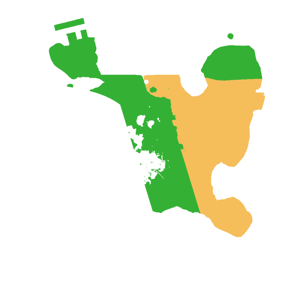 Biome Rust Map: Procedural Map, Size: 2000, Seed: 1833687683