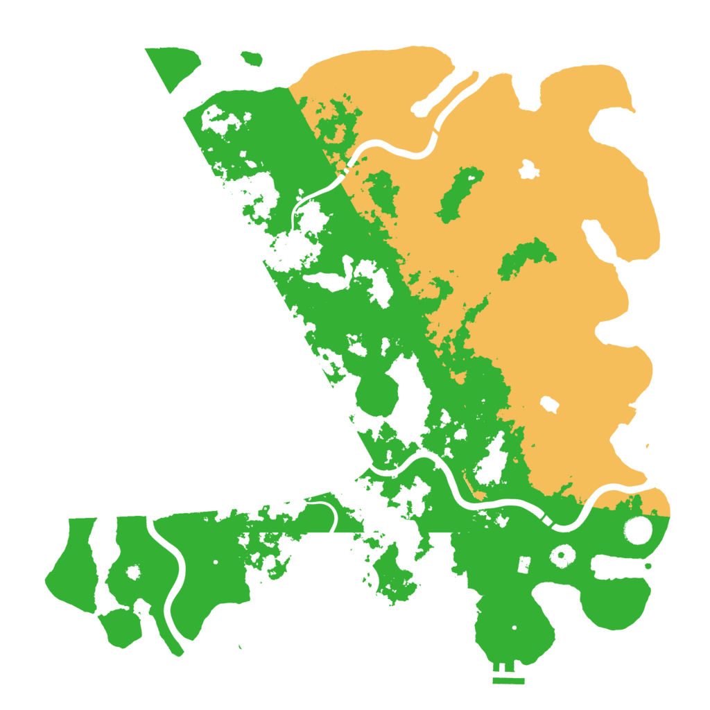 Biome Rust Map: Procedural Map, Size: 4500, Seed: 1716671215
