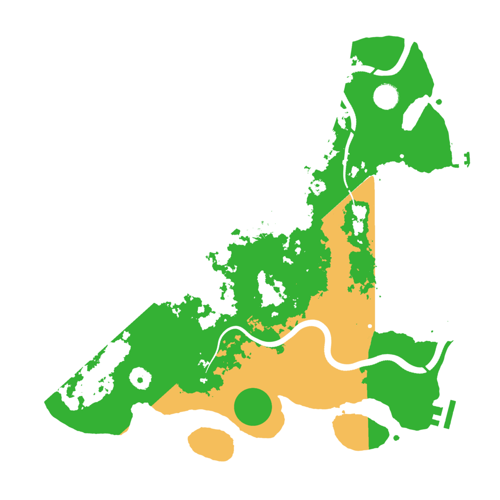 Biome Rust Map: Procedural Map, Size: 3500, Seed: 25107840