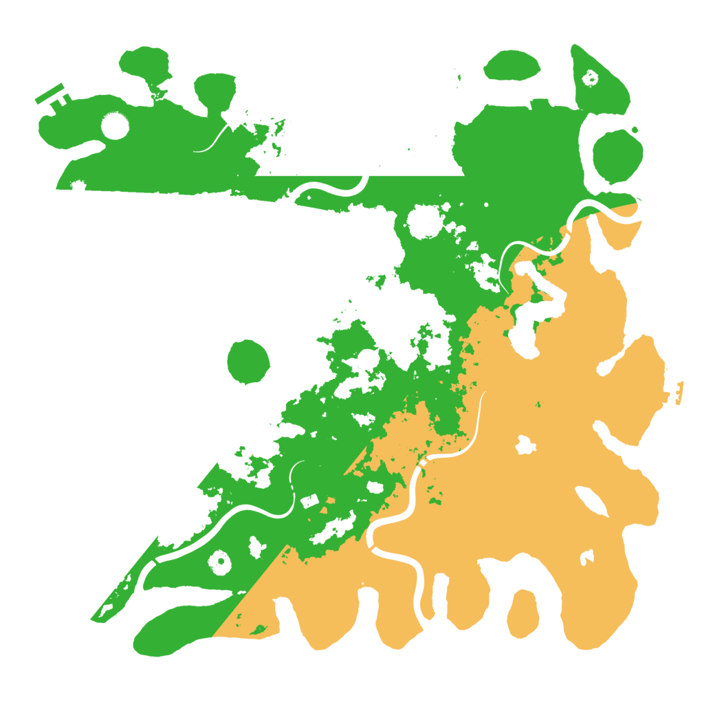 Biome Rust Map: Procedural Map, Size: 4500, Seed: 172424570