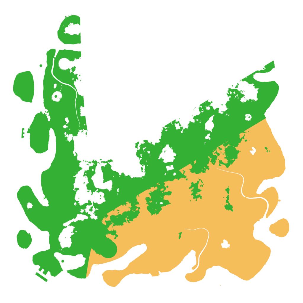 Biome Rust Map: Procedural Map, Size: 4500, Seed: 726768080