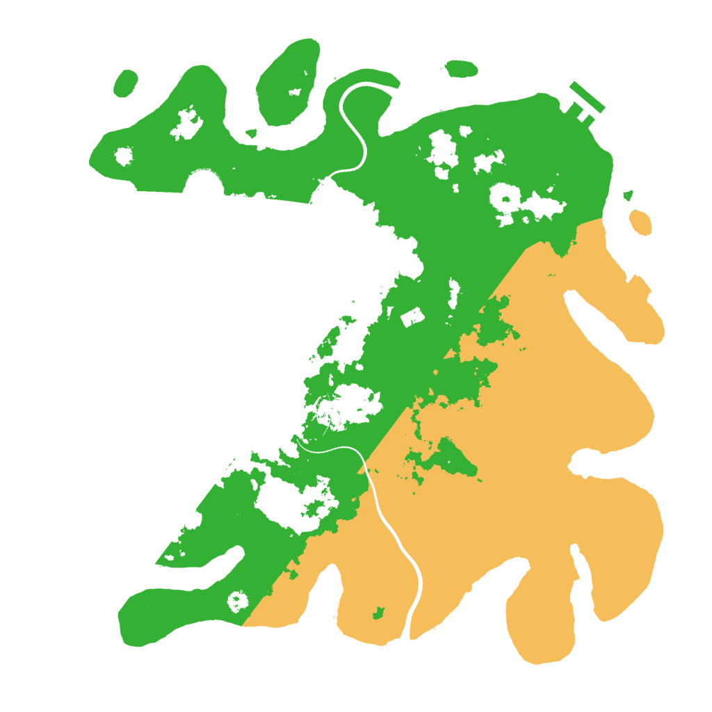 Biome Rust Map: Procedural Map, Size: 3500, Seed: 55413802