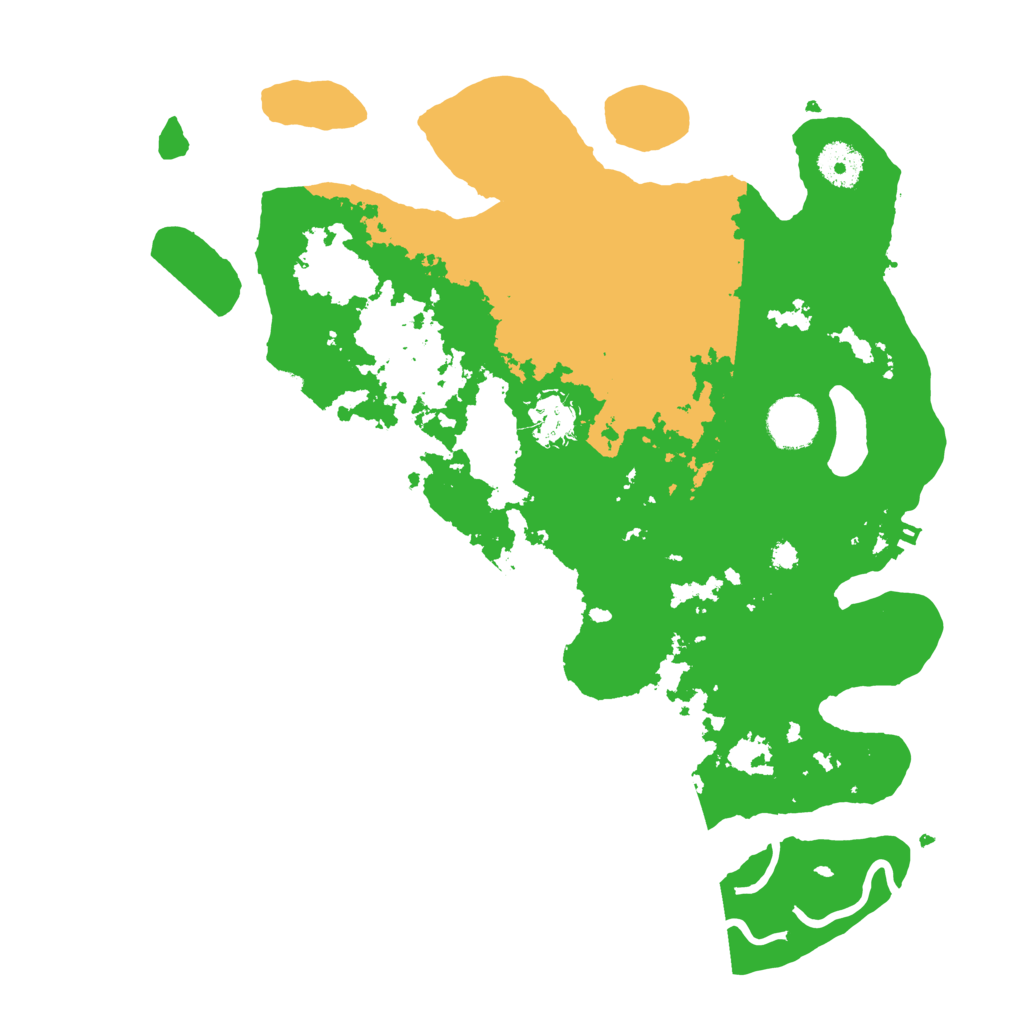 Biome Rust Map: Procedural Map, Size: 3500, Seed: 27584611