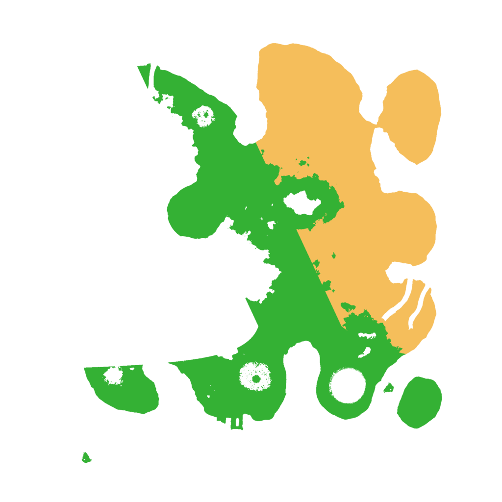 Biome Rust Map: Procedural Map, Size: 2500, Seed: 1997236252