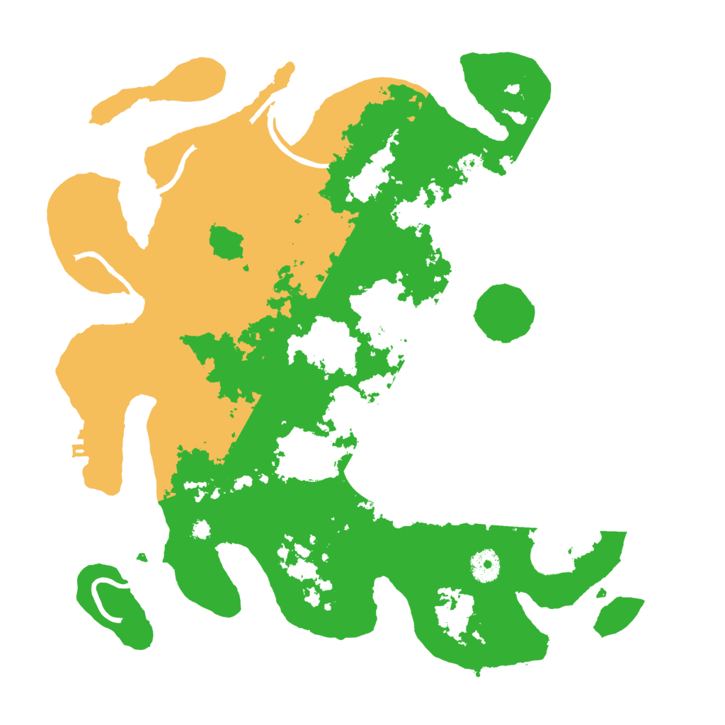 Biome Rust Map: Procedural Map, Size: 3500, Seed: 96151000