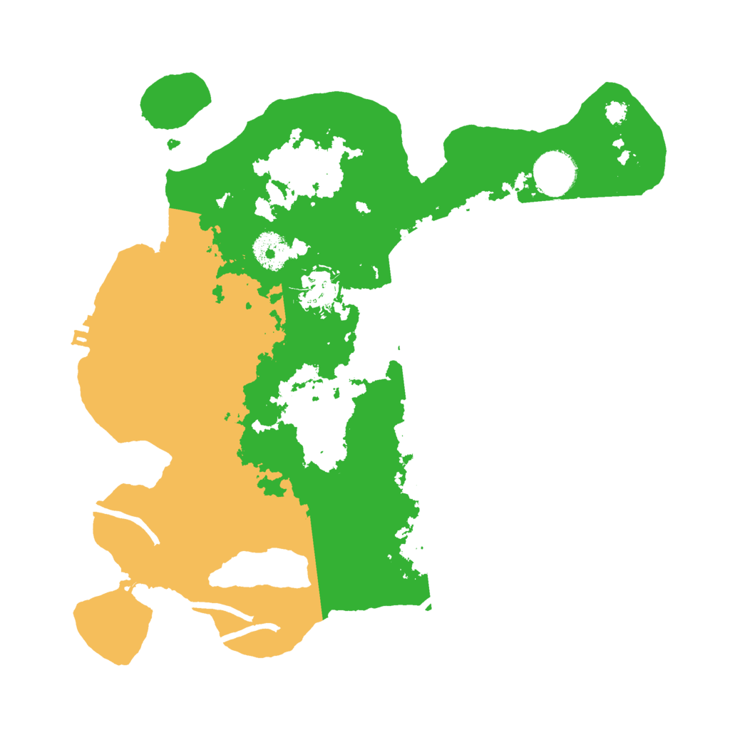 Biome Rust Map: Procedural Map, Size: 3000, Seed: 365165669