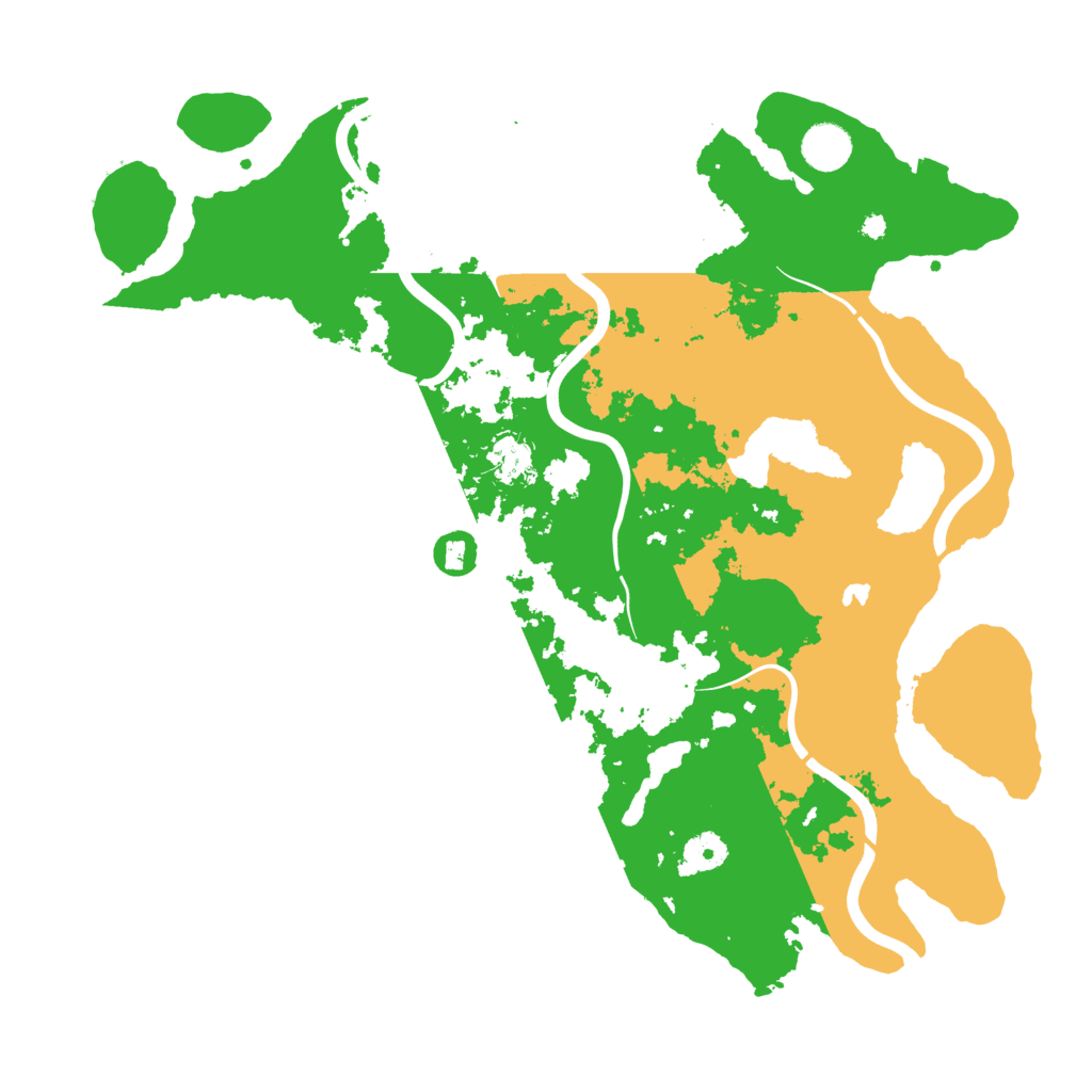Biome Rust Map: Procedural Map, Size: 4050, Seed: 8331348