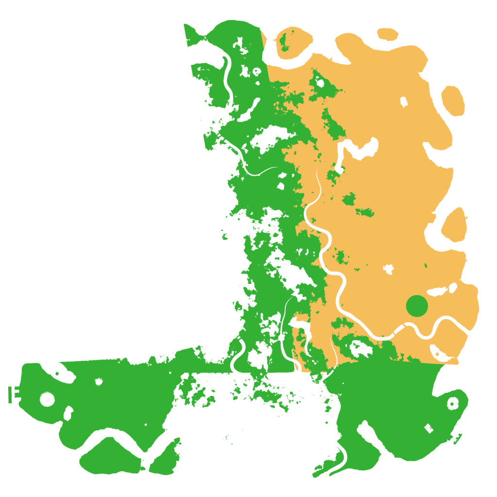 Biome Rust Map: Procedural Map, Size: 6000, Seed: 625108858