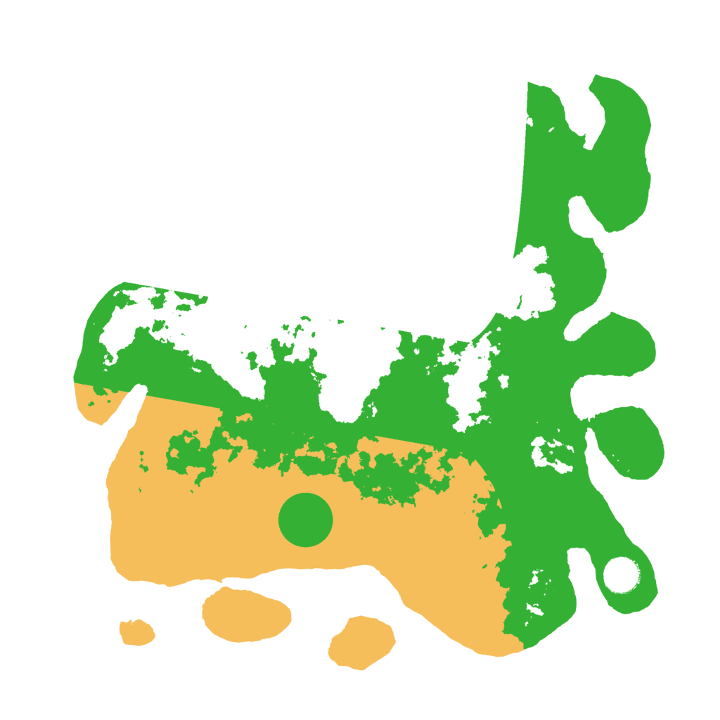 Biome Rust Map: Barren, Size: 3500, Seed: 1721624619