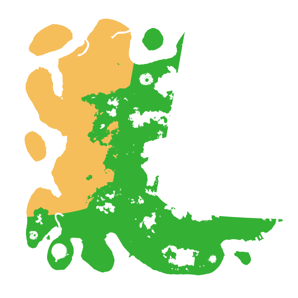 Biome Rust Map: Procedural Map, Size: 3500, Seed: 115161376